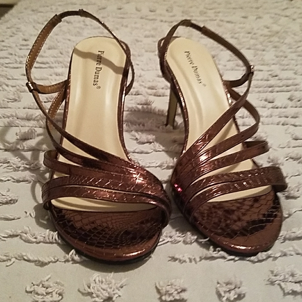 PIERRE DUMAS SLING HEEL